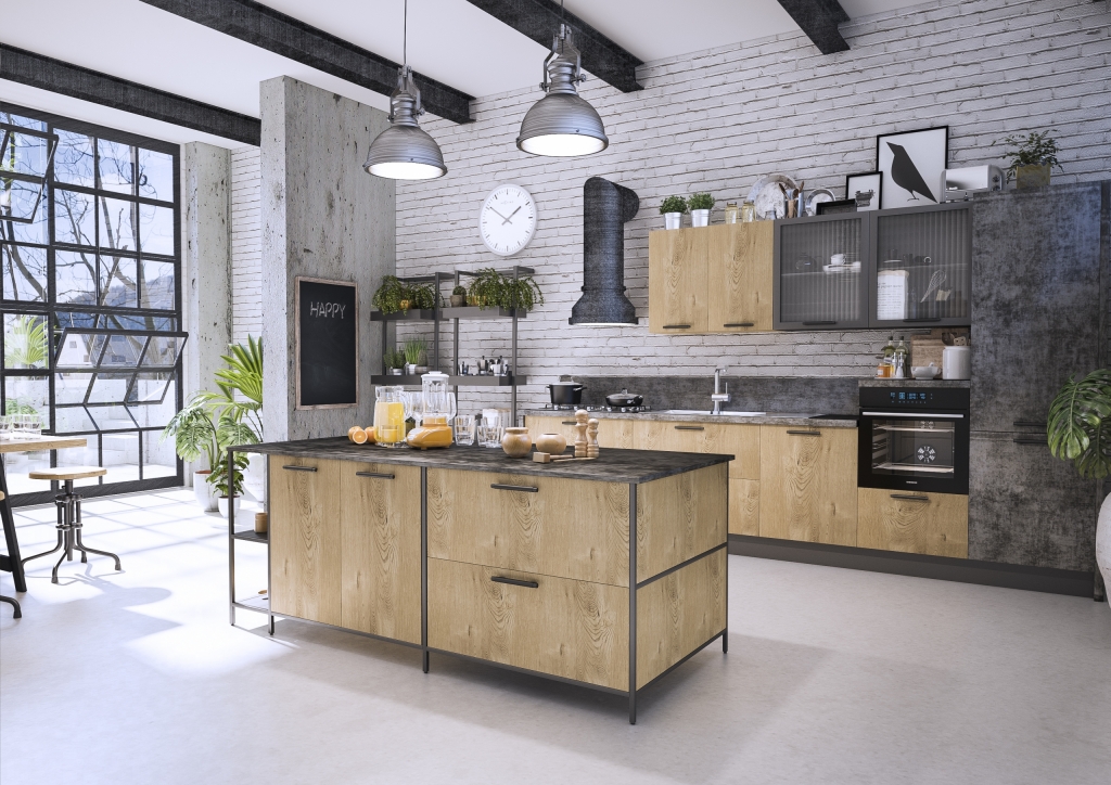 Arredare cucina in stile industriale